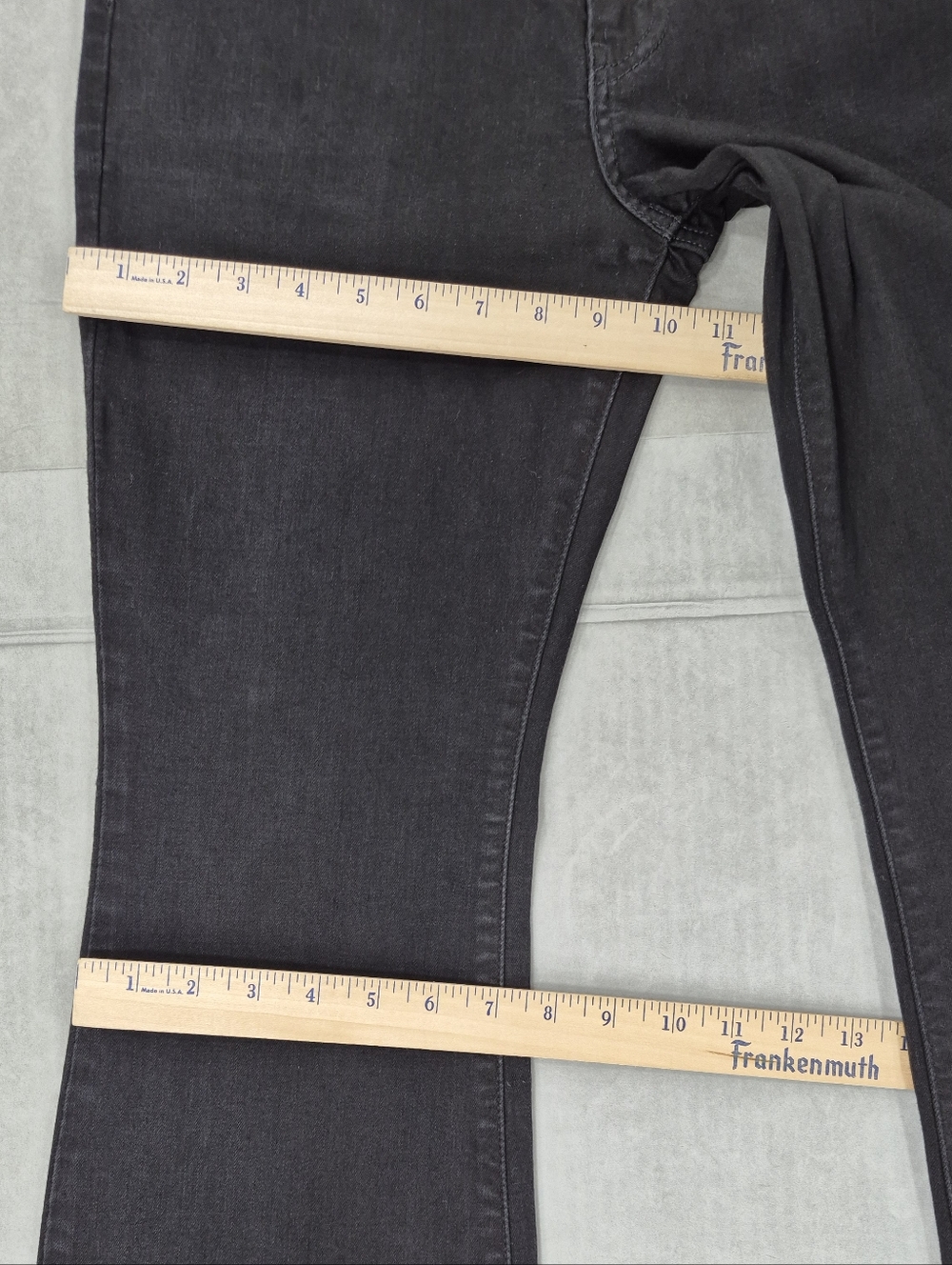 Levi's 726 flare jeans women's 29 black high rise stretch - Picture 5 of 11